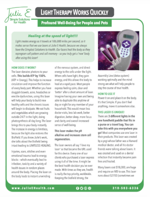 Quantum Wave™ (Light Therapy Device Healing at the Speed of Light)