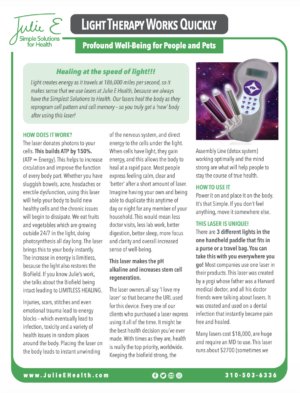 Quantum Wave™ (Light Therapy Device Healing at the Speed of Light)