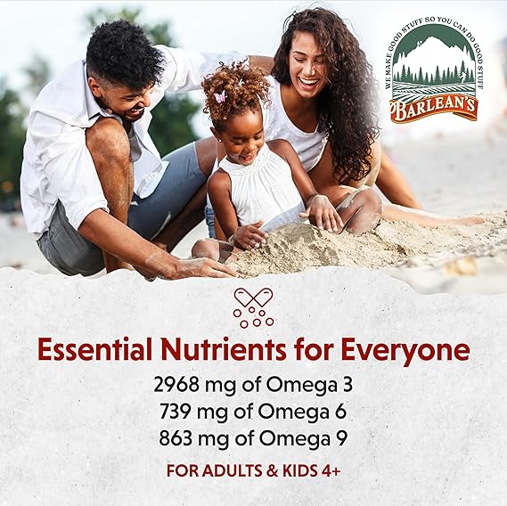Barlean’s Strawberry Banana Swirl (16 oz) - Omega-3 Nutrition in a Delicious Swirl - Image 5