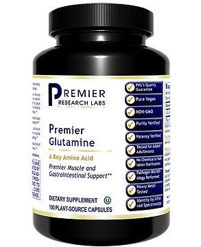 Glutamine (100 Capsules) - Digestive, Muscle Recovery, and Immune Support