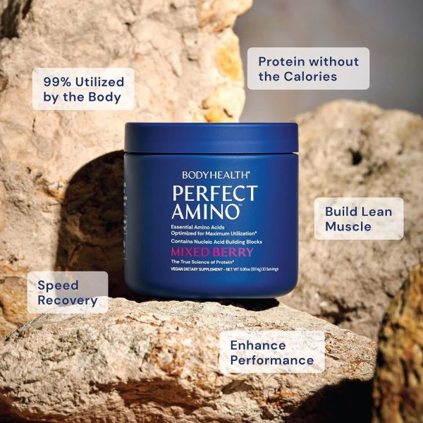 Perfect Amino Acid Powder (Mixed Berry, 197g) - Essential Amino Acids for Muscle Recovery and Performance - Image 3