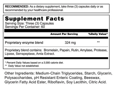 Vitalzym XE Systemic Enzymes - Advanced Enzyme Support for Inflammation and Recovery - Image 2