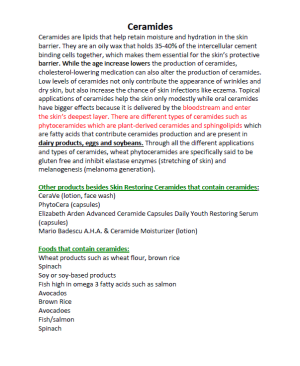 Ceramides for Skin Hydration