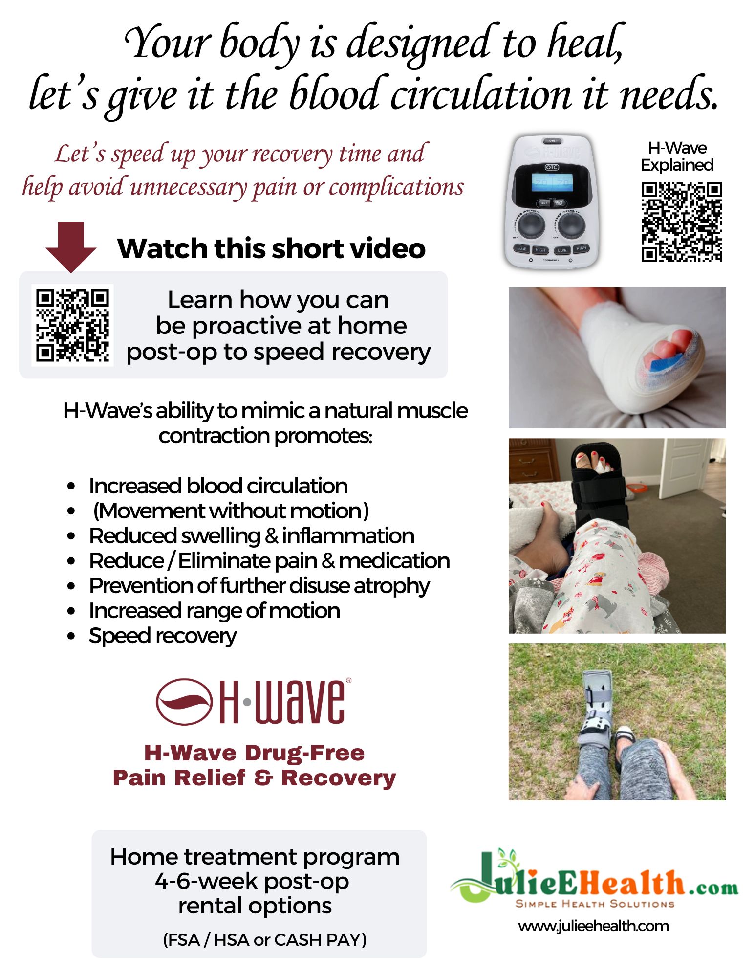 The Science Behind H-Wave®: Pain Relief Meets Recovery