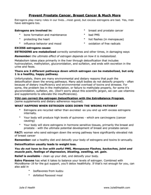 Prevent Prostate Cancer, Breast Cancer & Much More